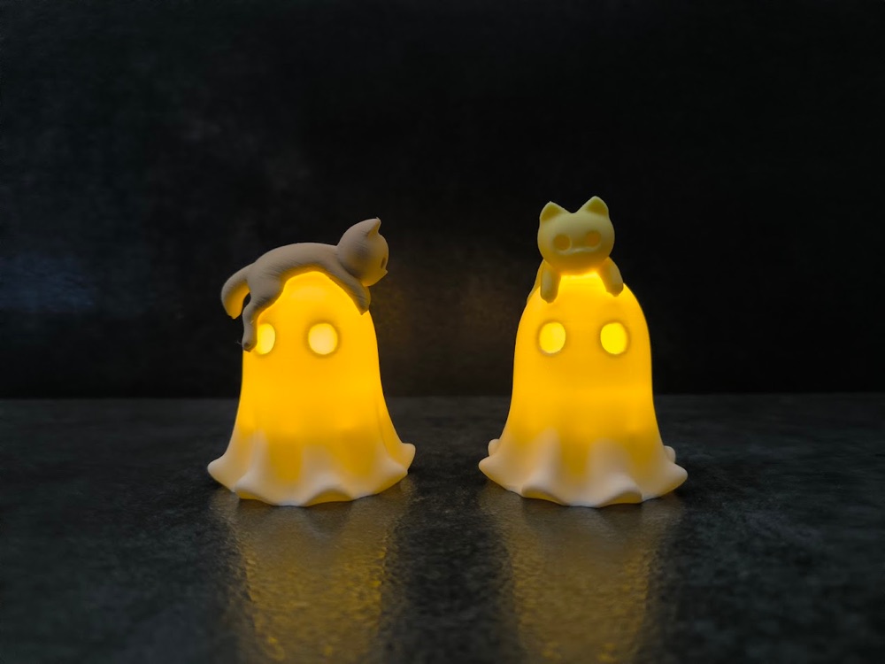 Geist und Katze — 3D-Druck von Sevro
